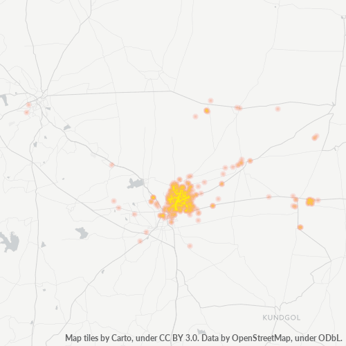 580023 Business Density Heatmap