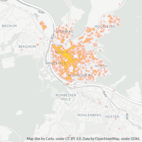 Heatmap für plz 59755