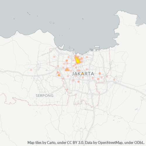 11160 Peta Panas Densitas Bisnis