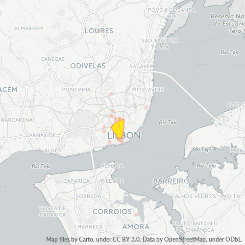 1150 Heatmap de Densidade da Empresa
