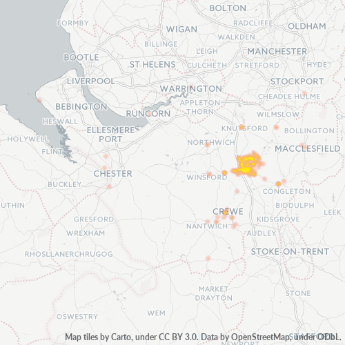 CW4 Business Density Heatmap