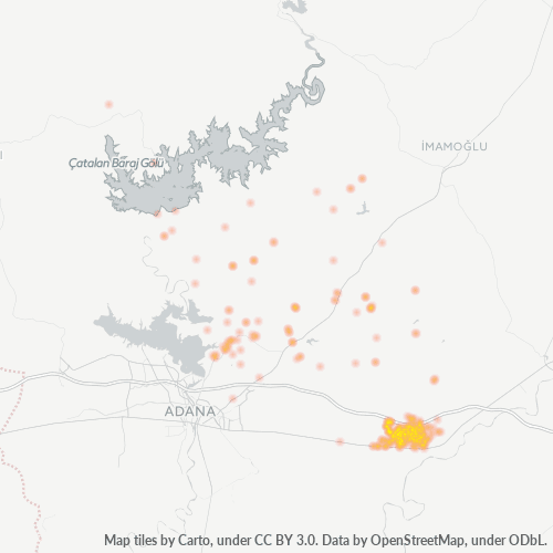 posta kodu 01790 için yoğunluk haritası