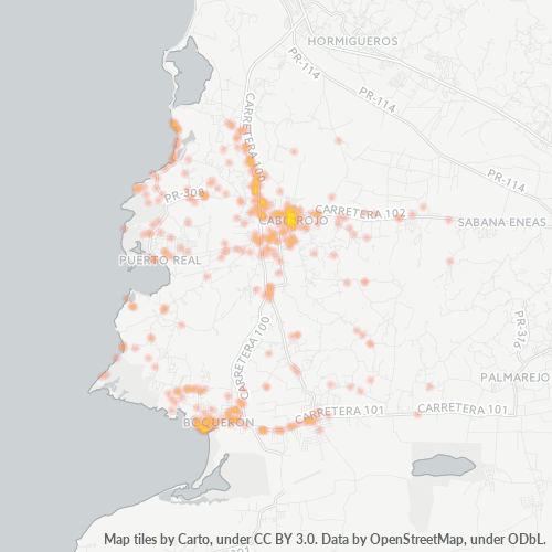 00623 Mapa de calor de densidad empresarial