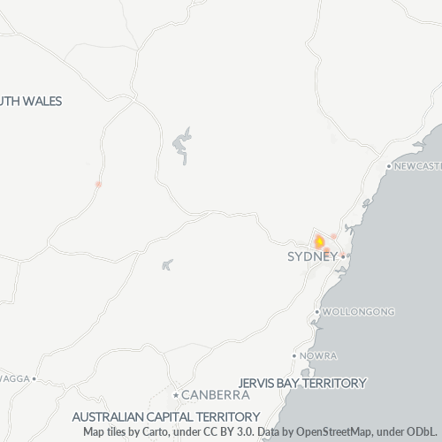 2768 Business Density Heatmap