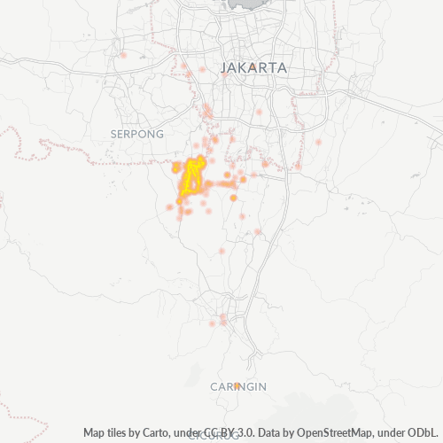 16516 Peta Panas Densitas Bisnis