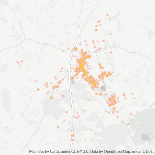 49451 Standortdichte-Heatmap