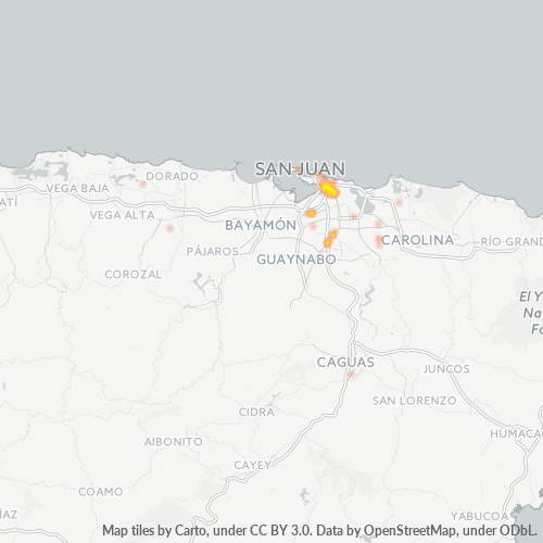 00909 Business Density Heatmap