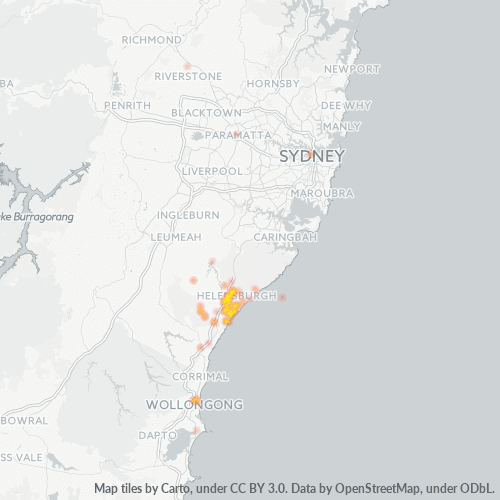 2508 Business Density Heatmap
