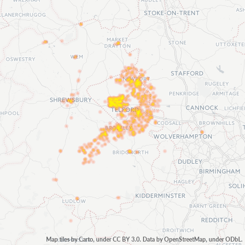 TF1 Business Density Heatmap