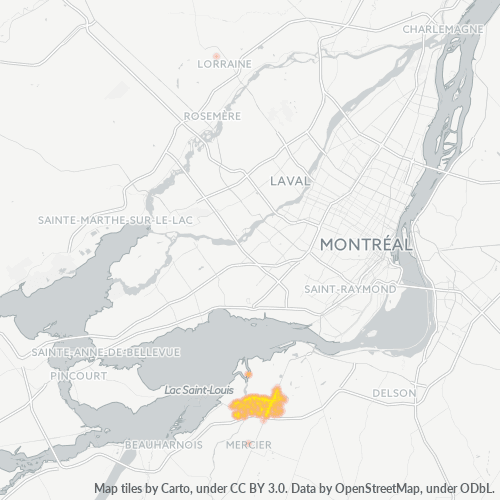 J6K Thermocarte de densité d'activité