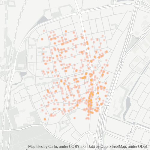 2071 Heatmap Bedrijfsdichtheid
