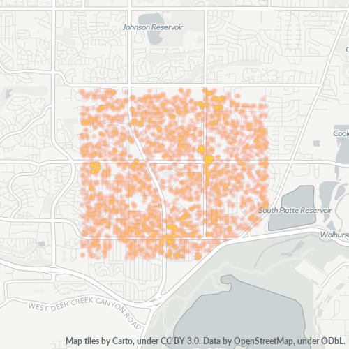 80128 Business Density Heatmap