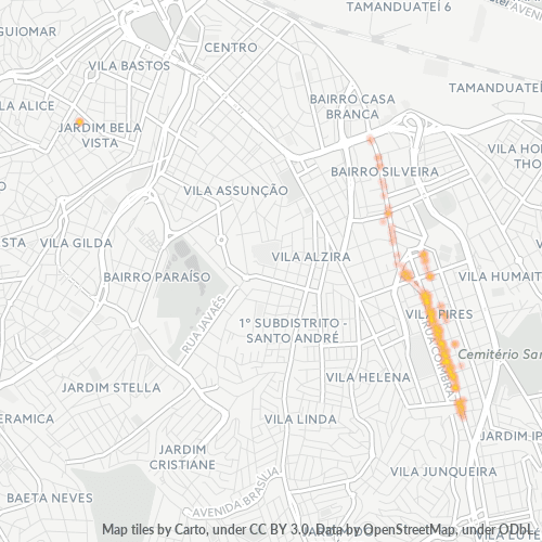 09130-000 Heatmap de Densidade da Empresa