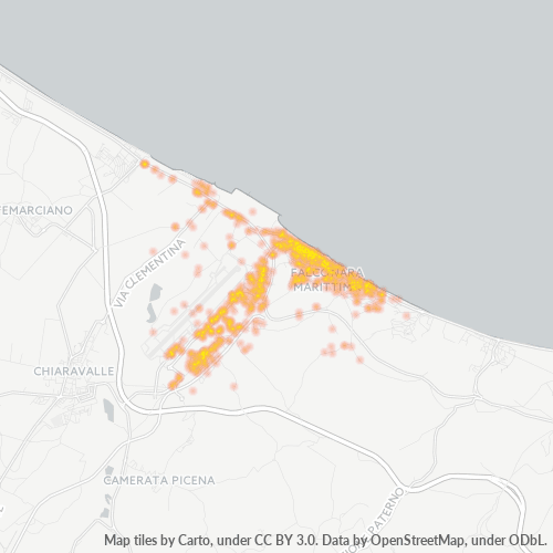 Mappa di calore per cap 60015