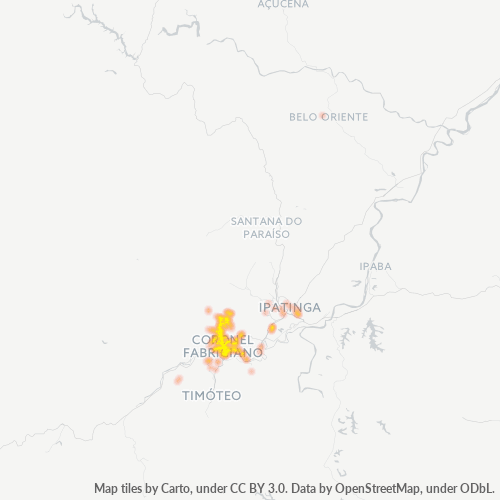 35170-000 Mapa de calor de densidad empresarial