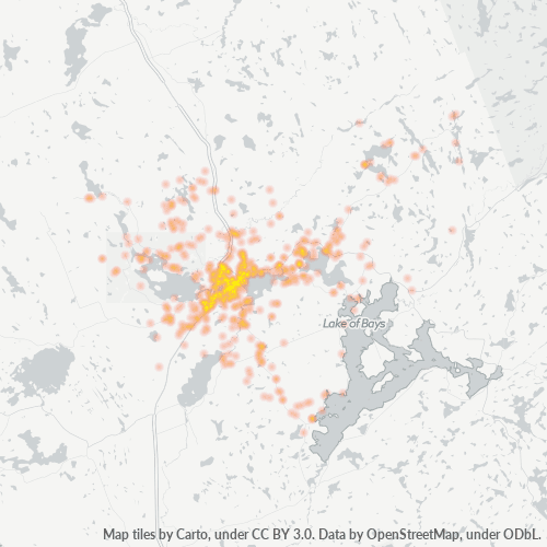 P1H Business Density Heatmap