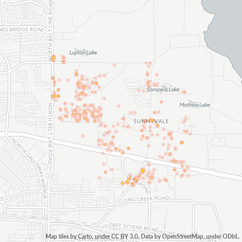 75182 Business Density Heatmap