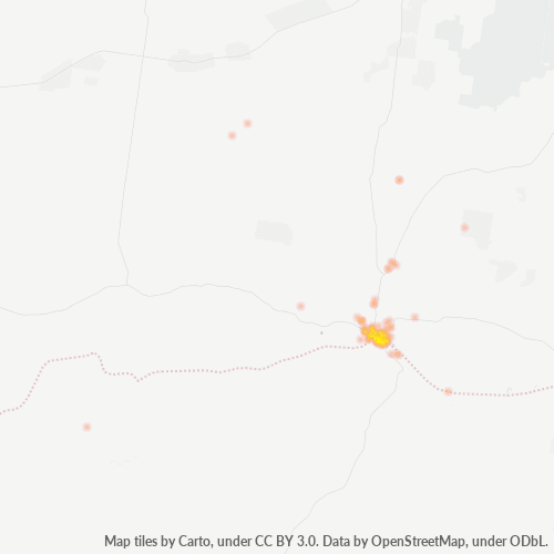 4390 Business Density Heatmap