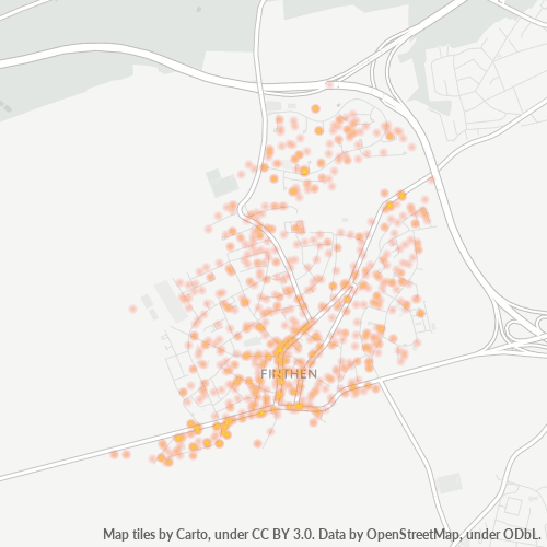 Heatmap für plz 55126