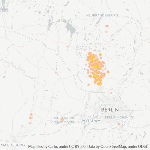 Heatmap für plz 16775