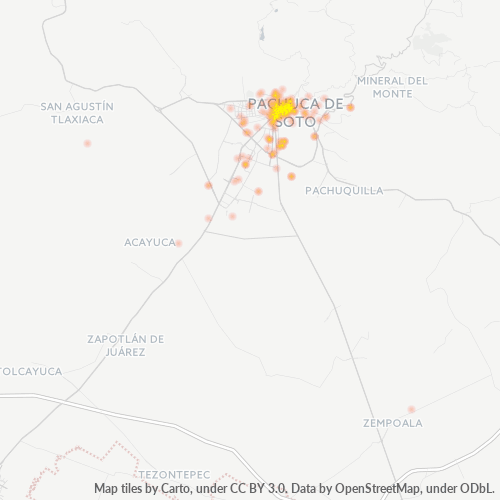 42060 Mapa de calor de densidad empresarial