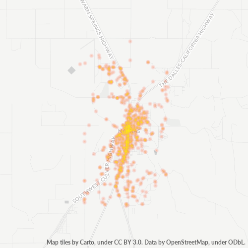 97741 Business Density Heatmap