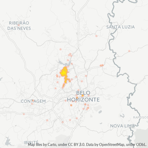 31310-000 Mapa de calor de densidad empresarial