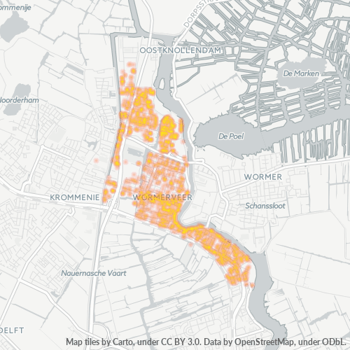 1521 Heatmap Bedrijfsdichtheid