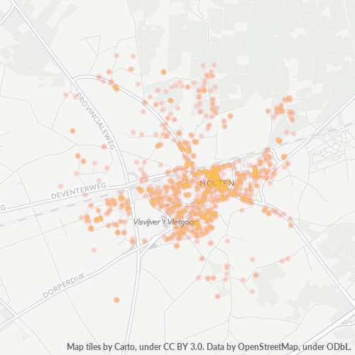 7451 Heatmap Bedrijfsdichtheid