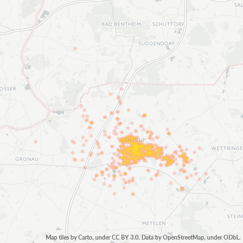48607 Standortdichte-Heatmap
