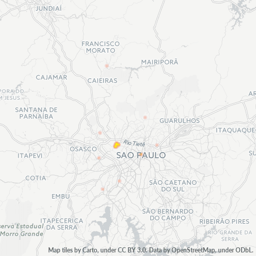 05050-000 Heatmap de Densidade da Empresa