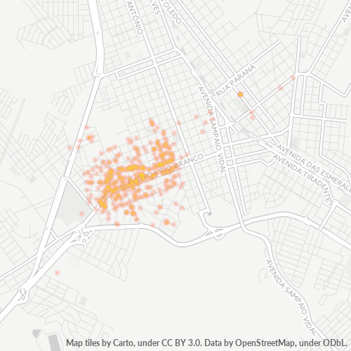 17502-000 Mapa de calor de densidad empresarial