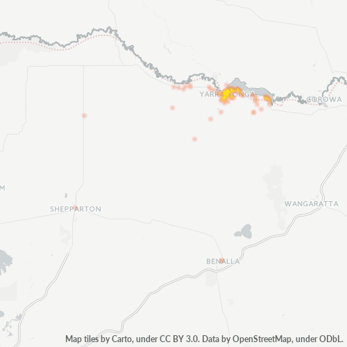 3730 Business Density Heatmap