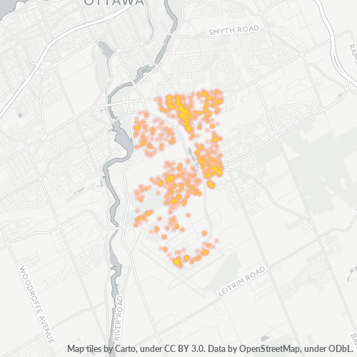 K1V Business Density Heatmap