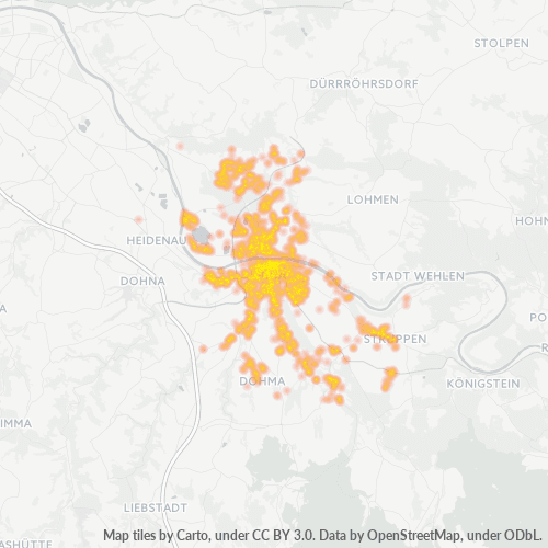 Heatmap für plz 01796