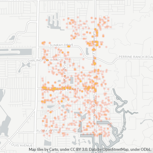 34690 Business Density Heatmap
