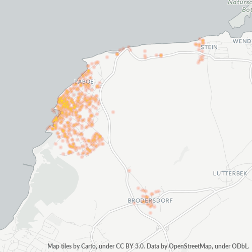 Heatmap für plz 24235