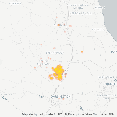 DL5 Business Density Heatmap