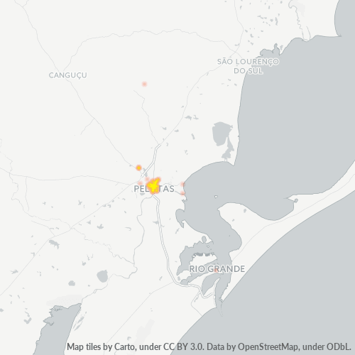 96015-000 Mapa de calor de densidad empresarial