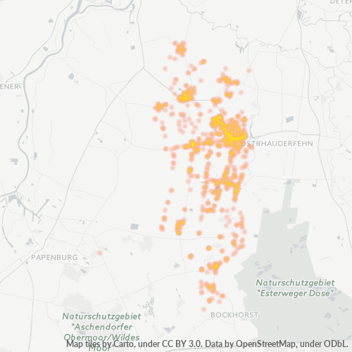 Heatmap für plz 26817