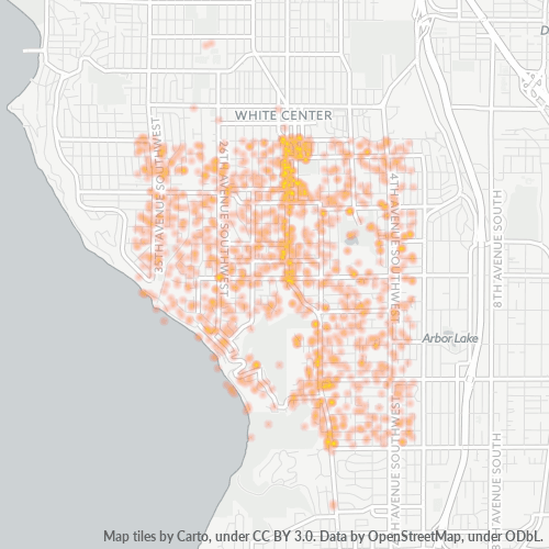 98146 Business Density Heatmap