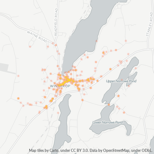 04364 Business Density Heatmap