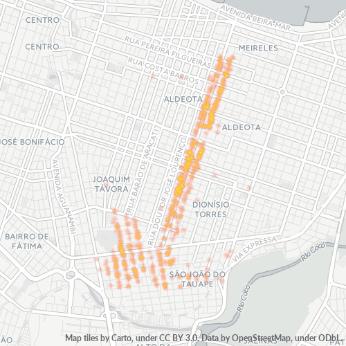 60120-000 Heatmap de Densidade da Empresa