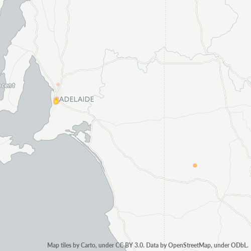 5062 Business Density Heatmap