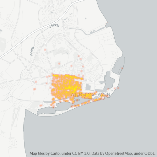 Heatmap für plz 26382
