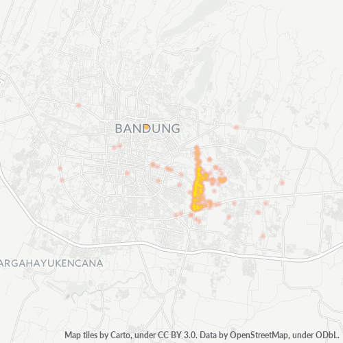 40284 Peta Panas Densitas Bisnis