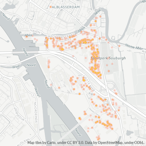 2952 Heatmap Bedrijfsdichtheid