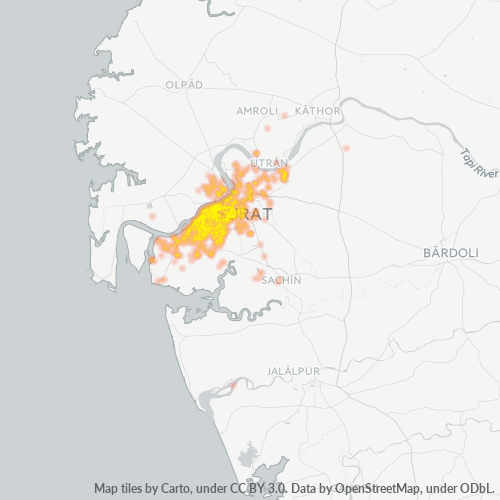395007 Business Density Heatmap