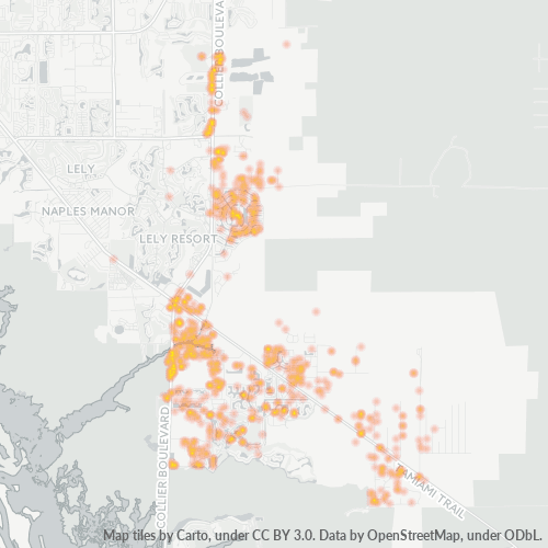 34114 Business Density Heatmap