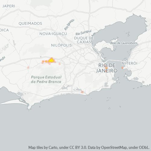 21870-000 Heatmap de Densidade da Empresa